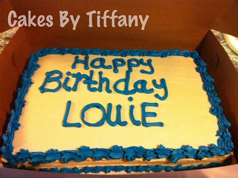 happy birthday louie cake.